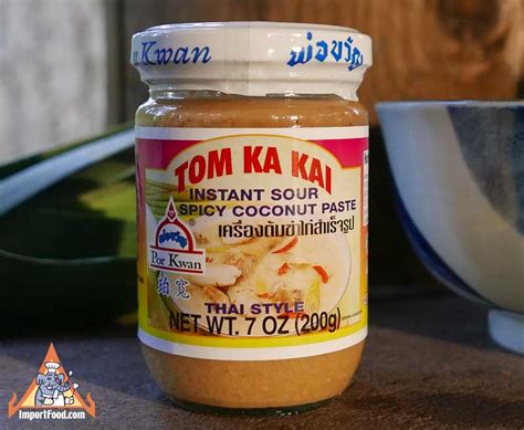 Tom Kha Paste - Por Kwan Brand :: ImportFood