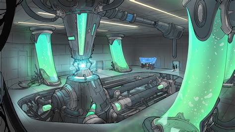 ArtStation - Spaceship Engine Room