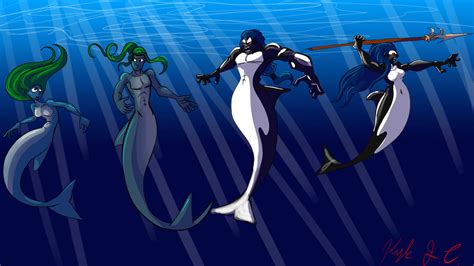 Dolphins and Orcas by sketchman20 on DeviantArt