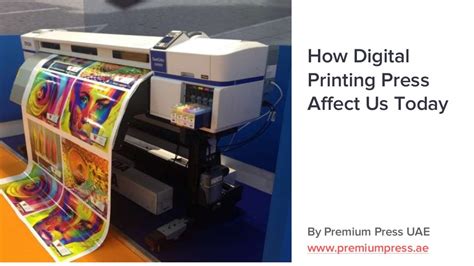 The growth of digital printing press today