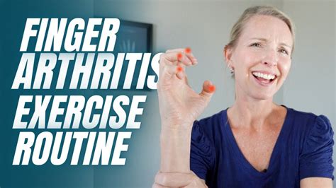 Finger Arthritis Exercises: Real Time Follow Along Routine - YouTube | Arthritis in fingers ...