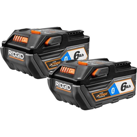 RIDGID 18V OCTANE Bluetooth 6.0 Ah Battery (2-Pack) | The Home Depot Canada