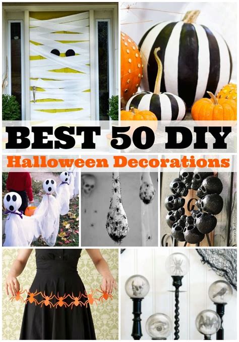 Best 50 DIY Halloween Decorations | Easy diy halloween decorations, Halloween diy, Diy halloween ...