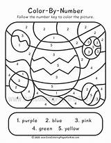 Easter Color By Number Printables  Cute Coloring Pages For Kids sketch template