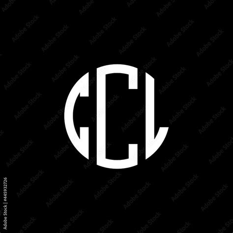 CCL letter logo design. CCL letter in circle shape. CCL Creative three letter logo. Logo with ...