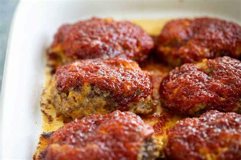 Cheesy Mini Meatloaf Recipe - Taste and Tell