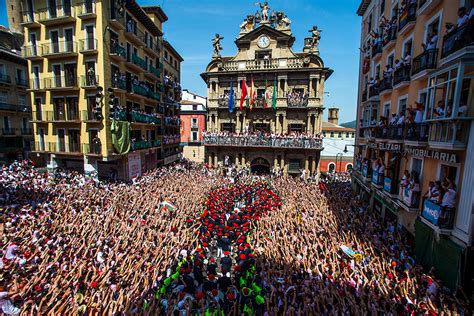 Pamplona: Wine-soaked revellers celebrate start of San Fermin running of the bulls festival [Photos]