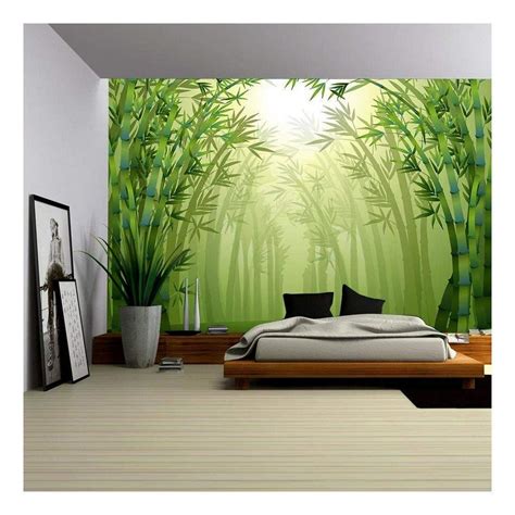 wall26 - Illustration of The Bamboo Trees Inside The Forest - Removable ...