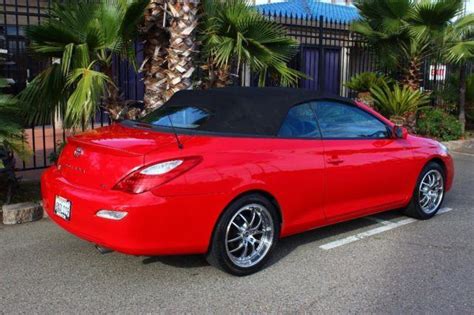 2007 Toyota Solara V6 Red Convertible for Sale in Sacramento, California Classified ...