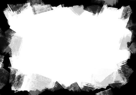 Black paint frame PNG and JPG - PSDgraphics