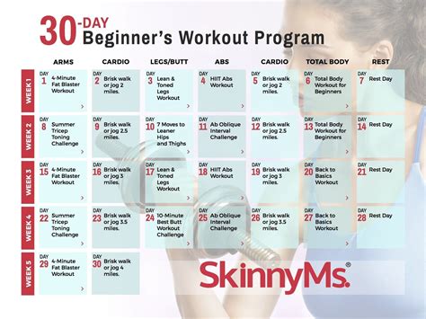 How to 30 Day Workout Calendar - Get Your Calendar Printable