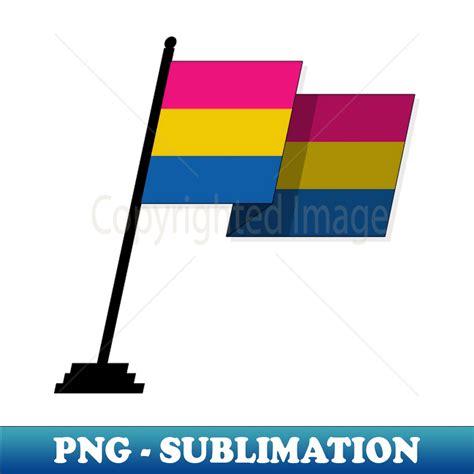 Large Waving Flag in Pansexual Pride Flag Colors - Artistic - Inspire Uplift