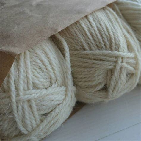 Undyed wool yarn 100% Natural wool yarn Natural yarn | Etsy | Undyed ...