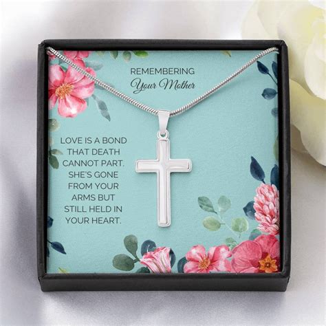 Loss of Mother Gift, Mom Remembrance Necklace, Grief Gift, Mom Memorial ...