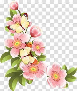 Flowers Banner transparent background PNG cliparts free download ...