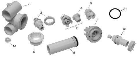 Hot Tub Spa Replacement Jet Parts - Hayward SP1434 Series "Jet Air III"