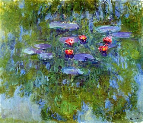 Water Lilies, 1916 - 1919 - Claude Monet - WikiArt.org