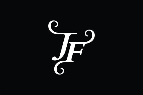 Monogram JF Logo V2 Grafik Von Greenlines Studios · Creative Fabrica