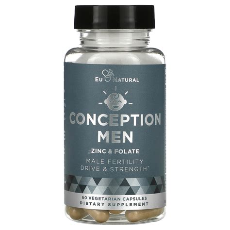 Eu Natural, Conception Men, Zinc & Folate, 60 Vegetarian Capsules