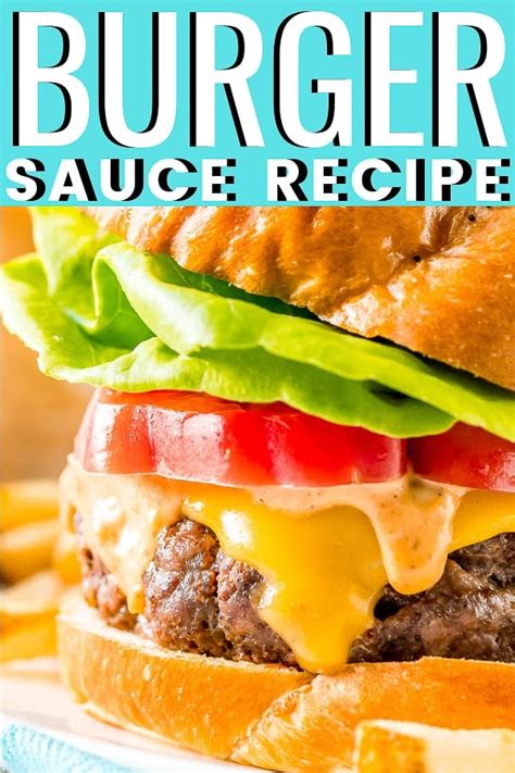 Burger Sauce - Best Homemade Recipe | Sugar and Soul