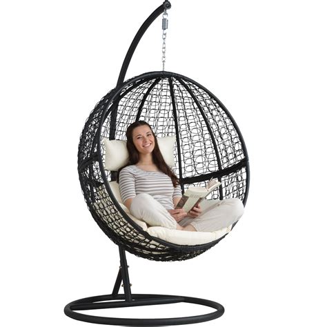 ANAYADECORE SINGLE SEATER HANGING SWING WITH STAND FOR BALCONY , GARDEN ...