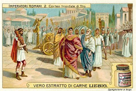 Triumphal procession of Titus, Rome stock image | Look and Learn