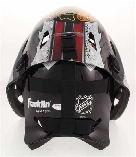 Ed Belfour Signed Chicago Blackhawks Full-Size Goalie Mask (Schwartz ...