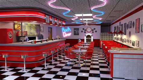 50's Diner | Daz 3D