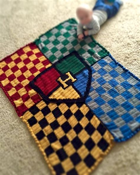 Harry Potter Crochet Blanket Harry Potter C2c Crochet Blanket - The Art ...