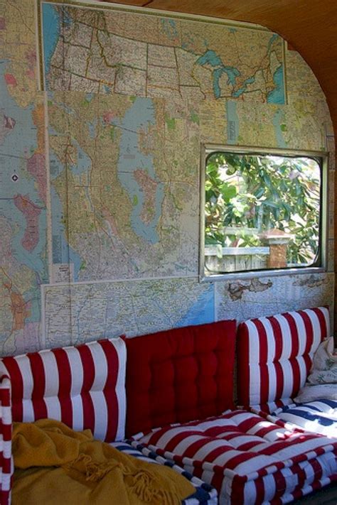 60+ Stunning Interior Design Ideas for Camper Van You Can Copy Right Now | Vintage camper ...