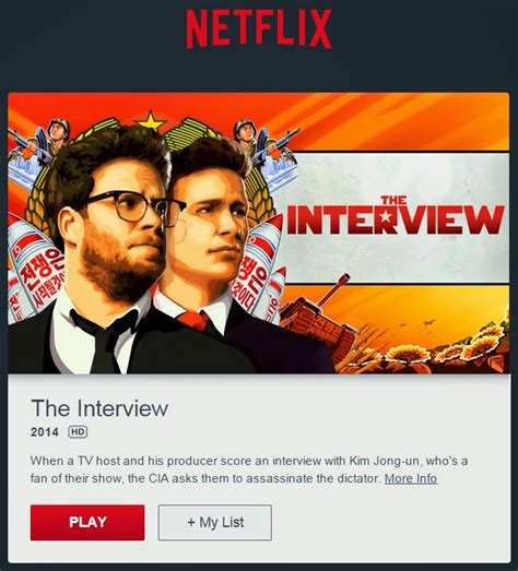 The Interview - On Netflix Now!