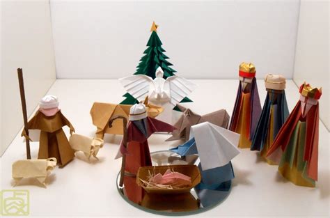 Yué... : Crèche de Noël en origami 2013