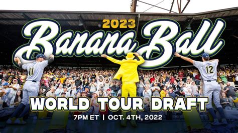 Savannah Bananas 2023 Banana Ball World Tour coming to Akron - oggsync.com