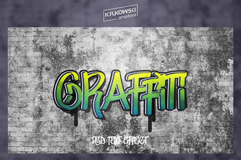 Graffiti Text Effects for Photoshop | Layer Styles ~ Creative Market