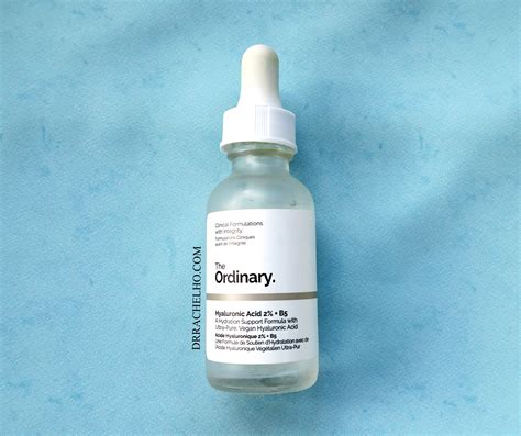 Dr Rachel Ho | the ordinary hyaluronic acid serum