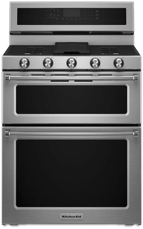 KitchenAid® 30" Free Standing Gas Double Oven Range | Orville's Home Appliances | Amherst, Depew ...