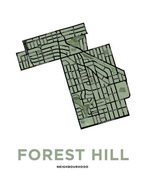 Forest Hill Neighbourhood Map Print – Jelly Brothers