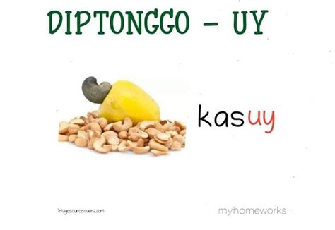 My Homeworks: DIPTONGGO (uy)