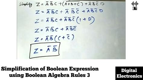 How To Calculate The Boolean Algebra