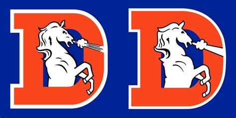 Broncos "D" Logo Variance AND 1967 & 1968 Denver Broncos