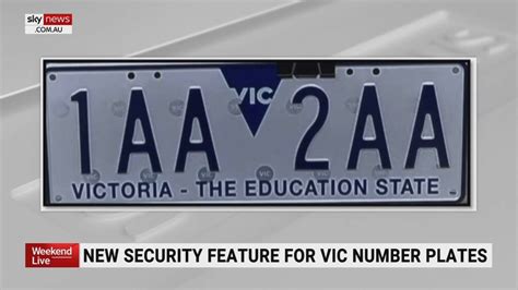 New Vic number plate security feature to be added Friday - YouTube