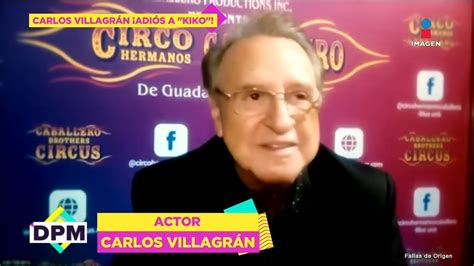 ¡Adiós Kiko! Carlos Villagrán se despide de su personaje Imagen Televisión