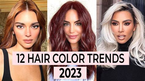 12 Best Hair Color Trends of 2023 - YouTube