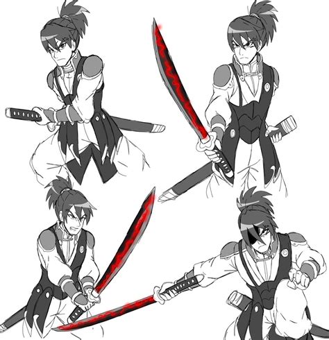 Cool Anime Sword Pose