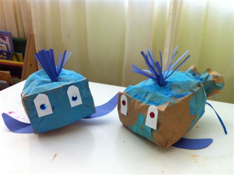 Stuffed Paper Bag Whale Craft | Whale crafts, Summer preschool crafts, Crafts