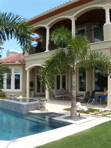 Apollo Beach Contemporary Pool & Spa w/ Traditional Pavilion ...