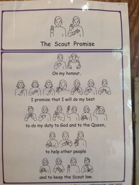 Scout promise in sign language | Helping others, Helping other people, I promise