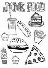Free & Easy To Print Food Coloring Pages  coloring sketch template