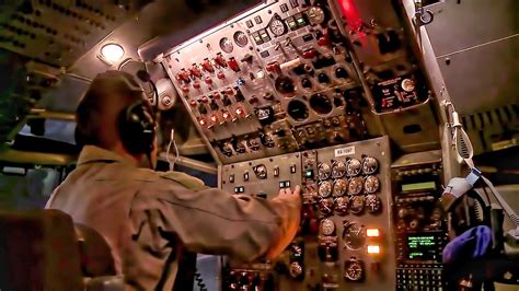 E-8 Joint STARS Mission Launch • Crew Prep & Takeoff - YouTube