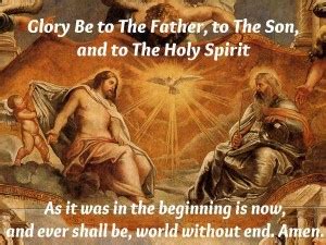 Glory Be To The Father Prayer | Gloria Patri